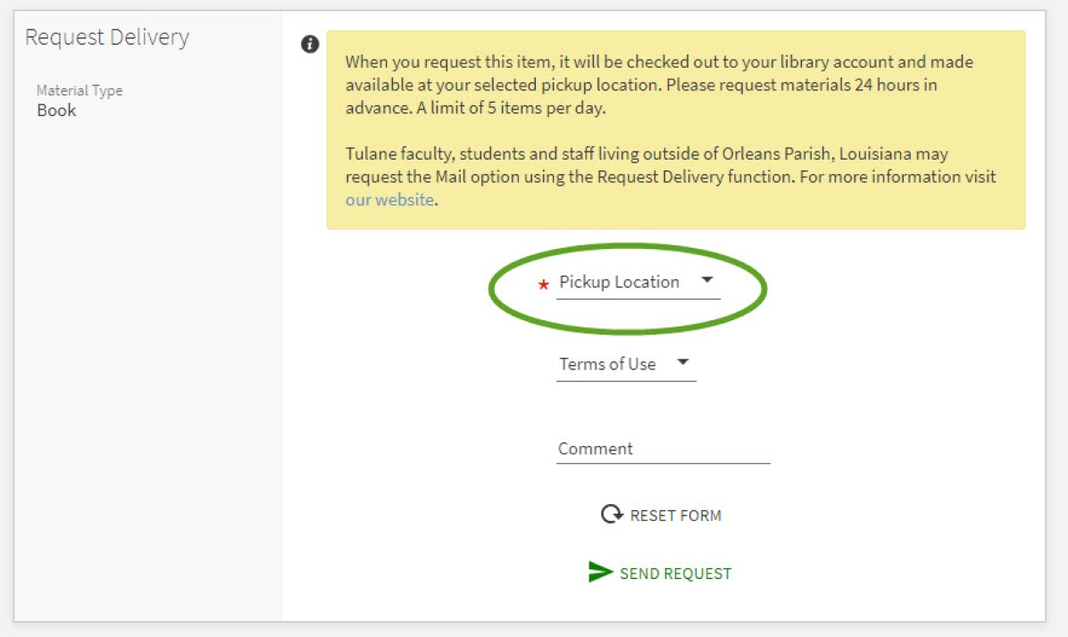 instruction to select proper selections