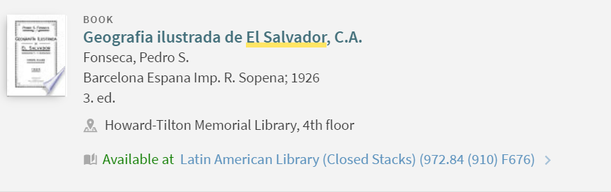 Latin American Library Closed Stacks